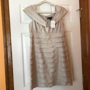 Jessica Howard dress. Champagne